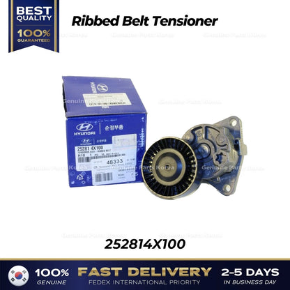 Genuine Ribbed Belt Tensioner 252814X100 for Hyundai Terracan