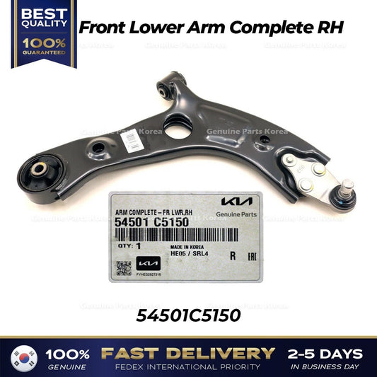 ⭐Genuine⭐ Front Lower Arm Complete RH 54501C5150 for Kia Sorento