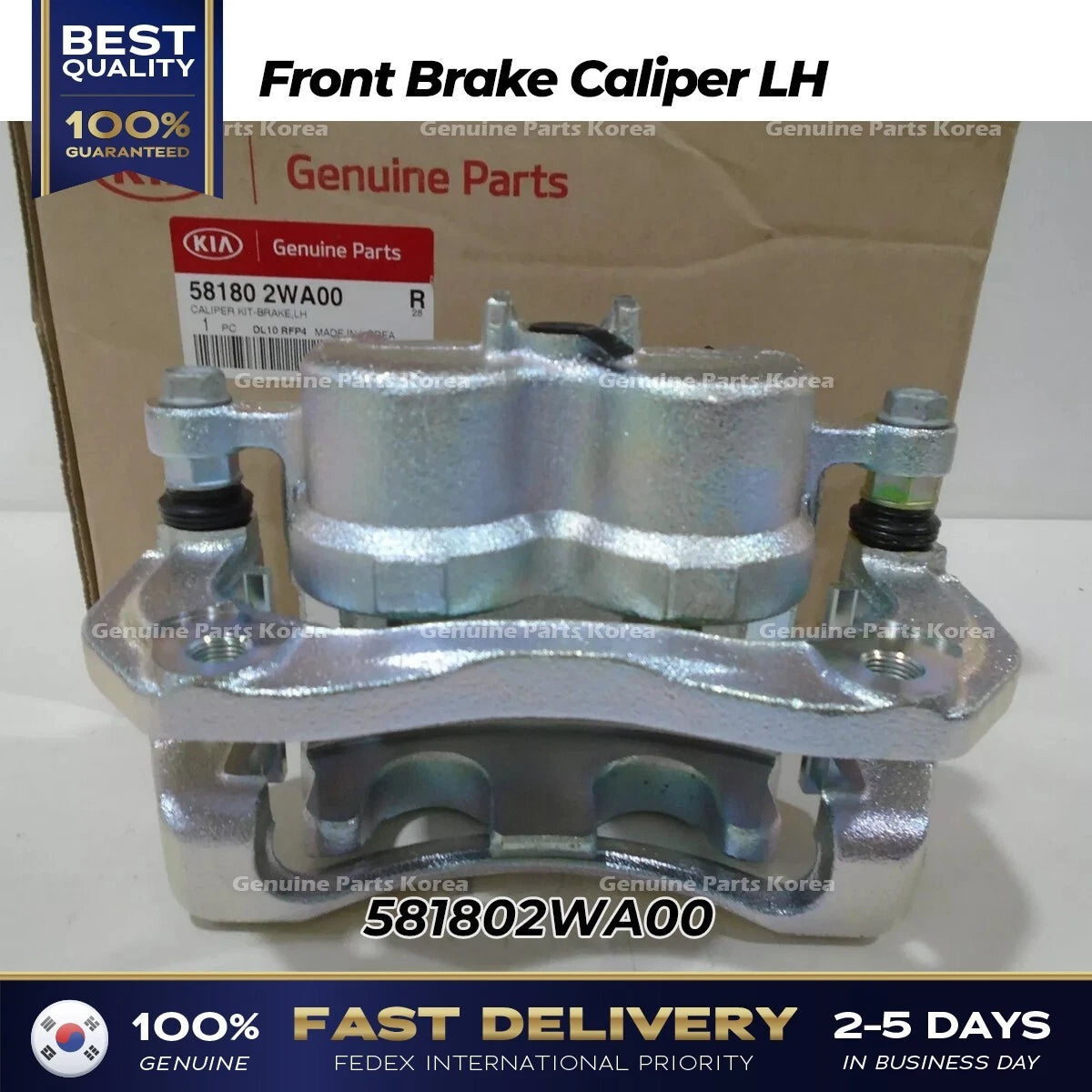 ⭐Genuine⭐ Front Brake Caliper LH 581802WA00 for Hyundai Santa Fe
