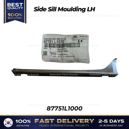 Genuine Side Sill Moulding LH 87751L1000 for Hyundai Sonata