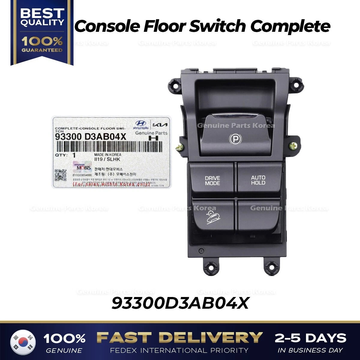 ⭐Genuine⭐ Console Floor Switch Complete 93300D3AB04X for Hyundai Tucson