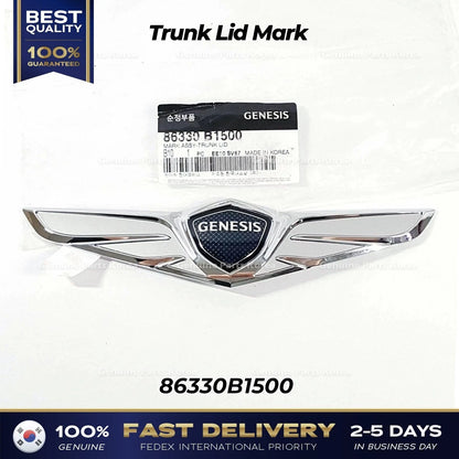 Genuine Trunk Lid Mark 86330B1500 for Hyundai Genesis