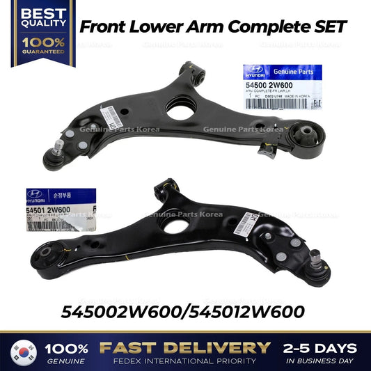 ⭐Genuine⭐ Front Lower Arm Complete SET 545002W600 545012W600 for Santa Fe