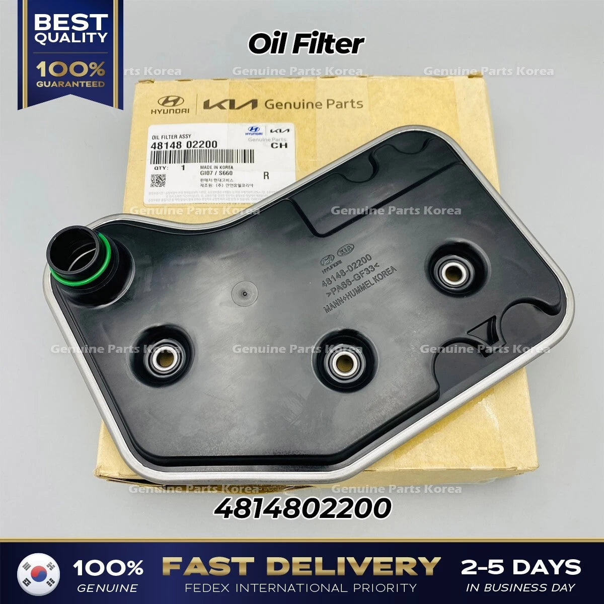 ⭐Genuine⭐ Oil Filter 4814802200 for Hyundai Accent Kia Picanto
