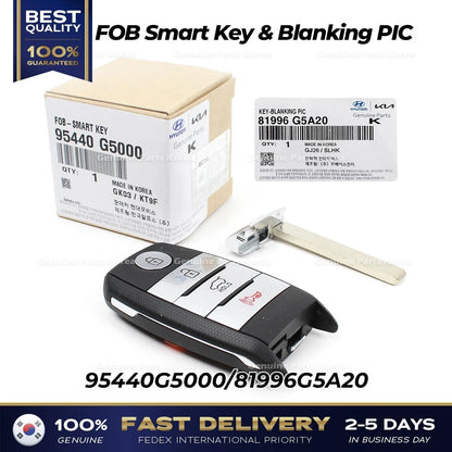 Genuine FOB Smart Key & Blanking PIC 95440G5000 for Kia Niro