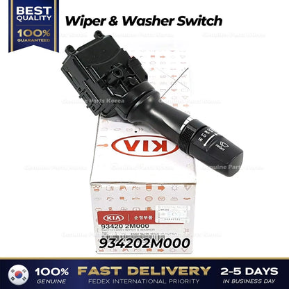 Genuine Wiper & Washer Switch 934202M000 for Hyundai Accent Kia Forte