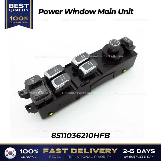 ⭐Genuine⭐ Power Window Main Unit 8511036210HFB for Ssangyong Rexton G4