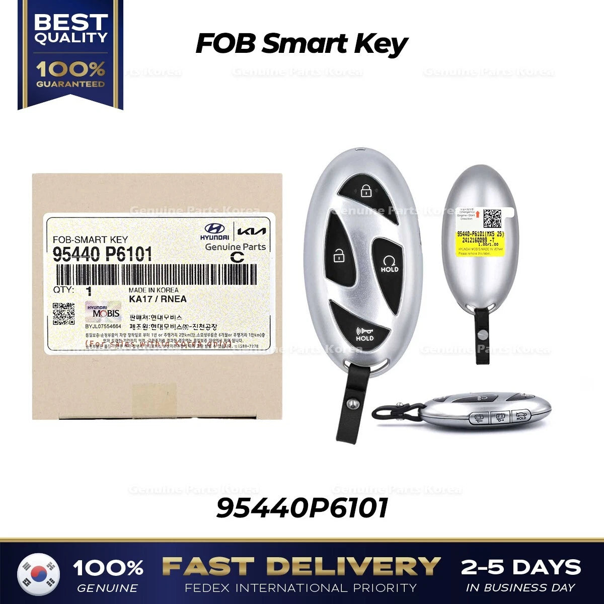 ⭐Genuine⭐ FOB Smart Key 95440P6101 for Hyundai Santa Fe MX5
