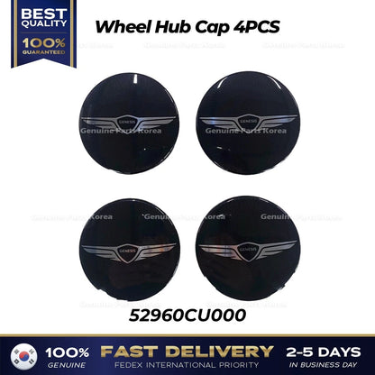 Genuine Wheel Hub Cap 4PCS 52960CU000 for Hyundai Genesis G90 GV60
