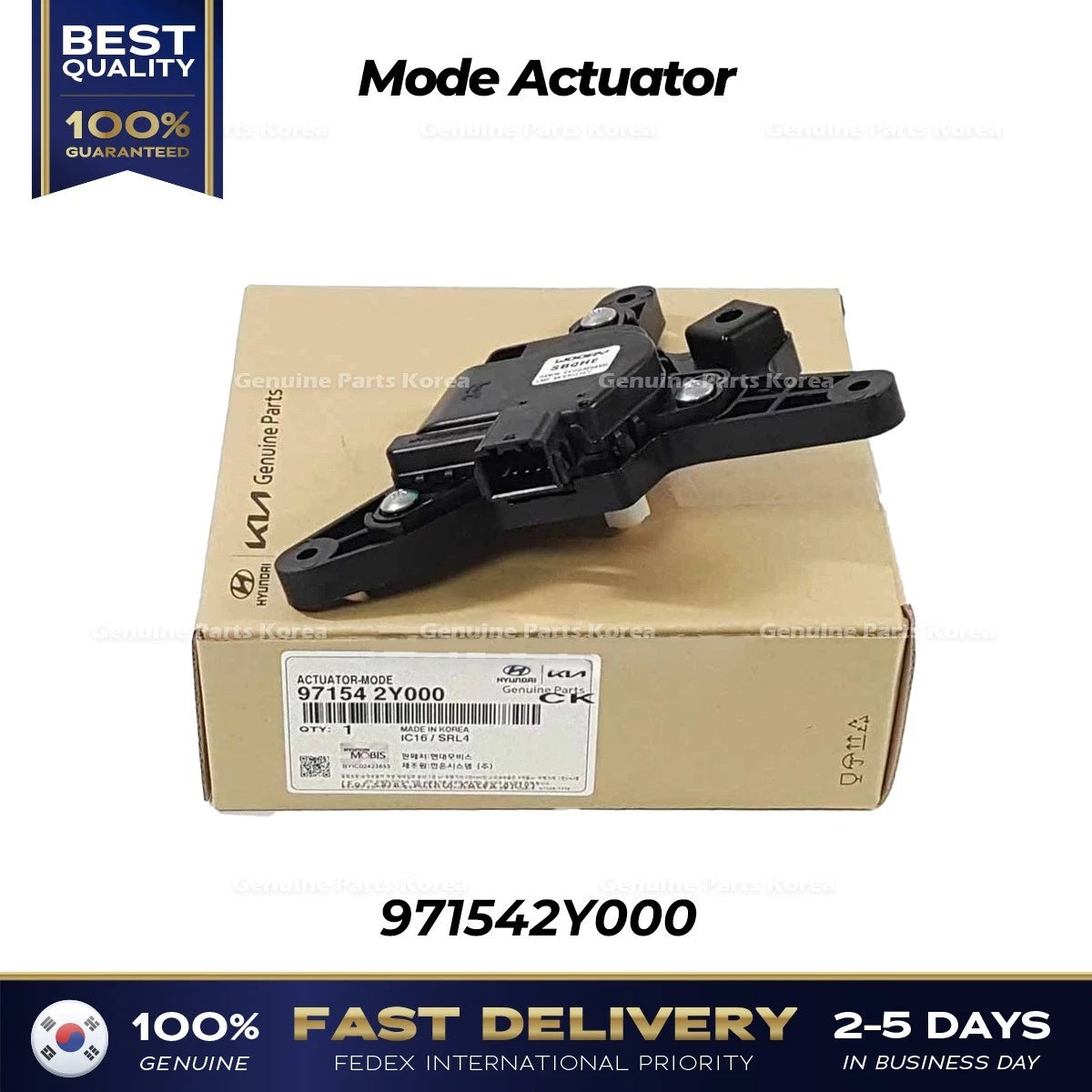 ⭐Genuine⭐ Mode Actuator 971542Y000 for Hyundai Santa Fe Kia Sedona
