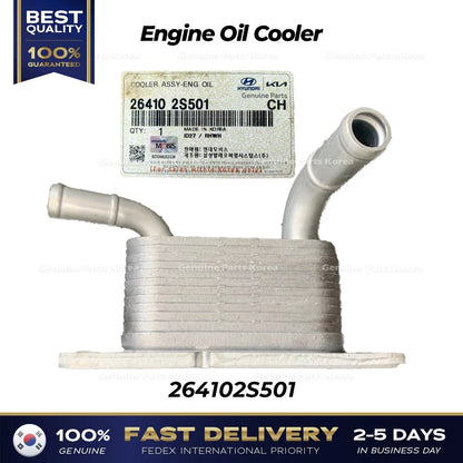 Genuine Engine Oil Cooler 264102S501 for Hyundai Santa Fe Kia Sorento