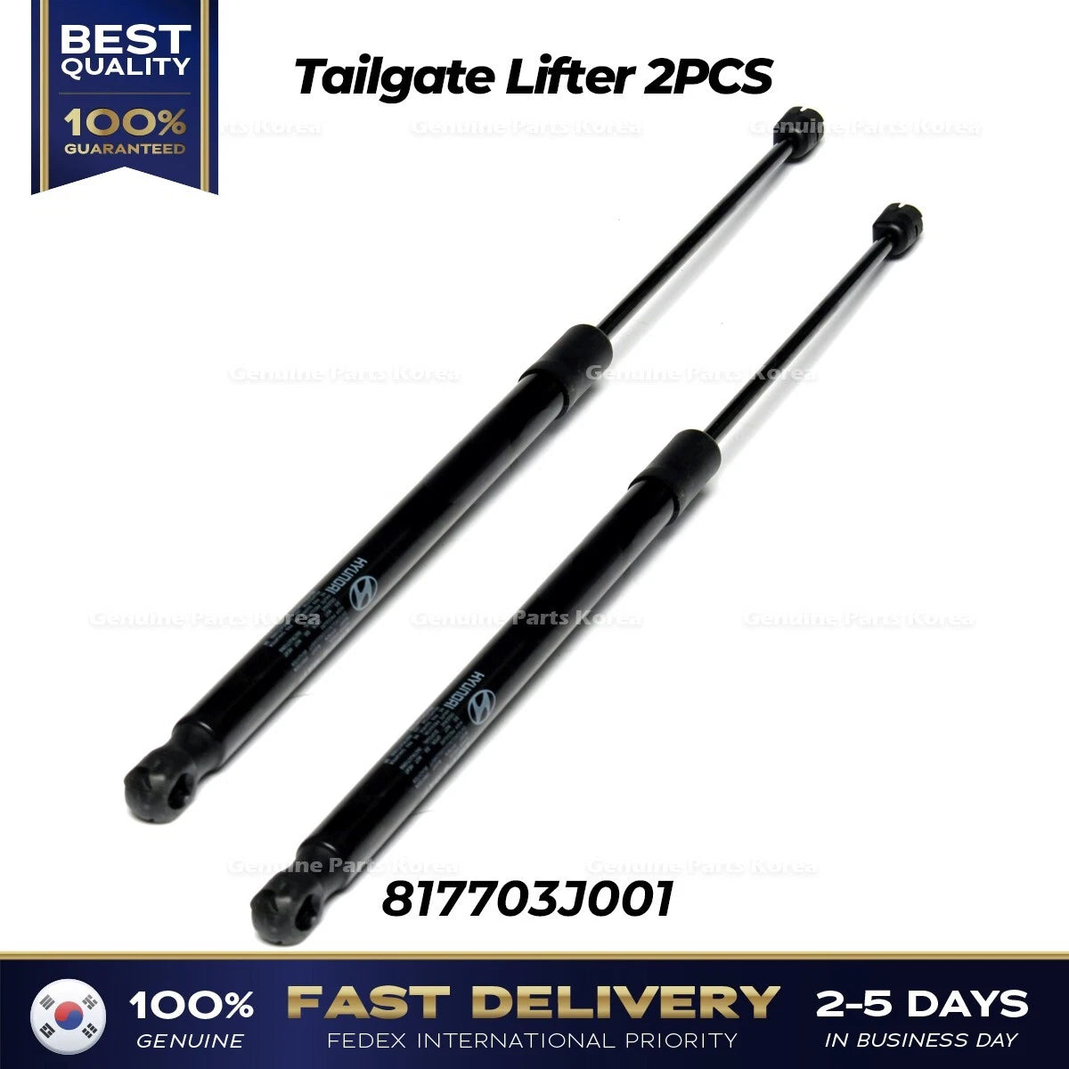 ⭐Genuine⭐ Tailgate Lifter 2PCS 817703J001 for Hyundai Veracruz