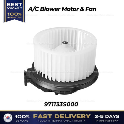 Genuine A/C Blower Motor & Fan 971133S000 for Hyundai Sonata