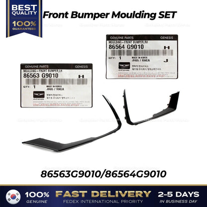 Genuine Front Bumper Moulding SET 86563G9010 86564G9010 for Genesis G70