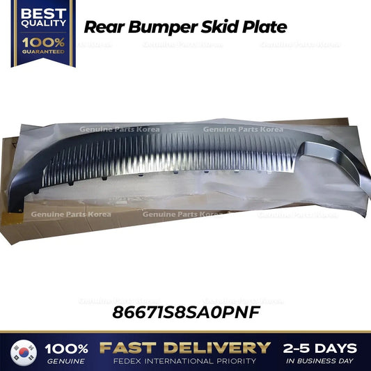 ⭐Genuine⭐ Rear Bumper Skid Plate 86671S8SA0PNF for Hyundai Palisade