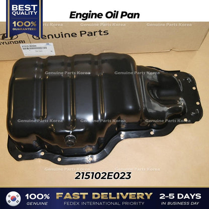 Genuine Engine Oil Pan 215102E023 for Hyundai Elantra Kona Kia Forte
