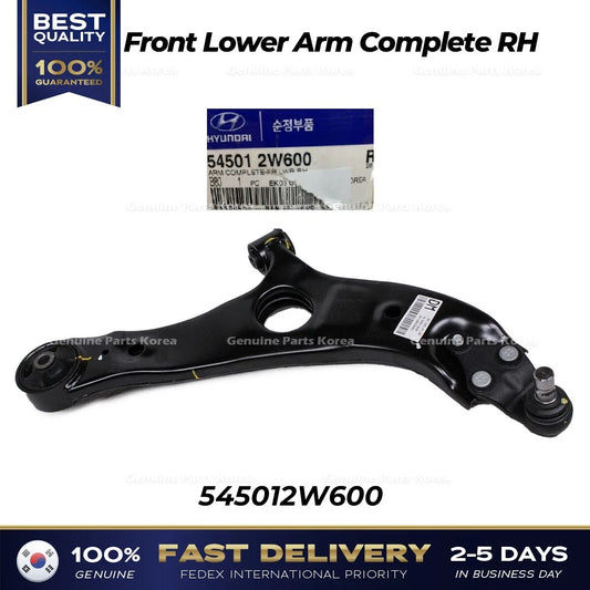 ⭐Genuine⭐ Front Lower Arm Complete RH 545012W600 for Hyundai Santa Fe