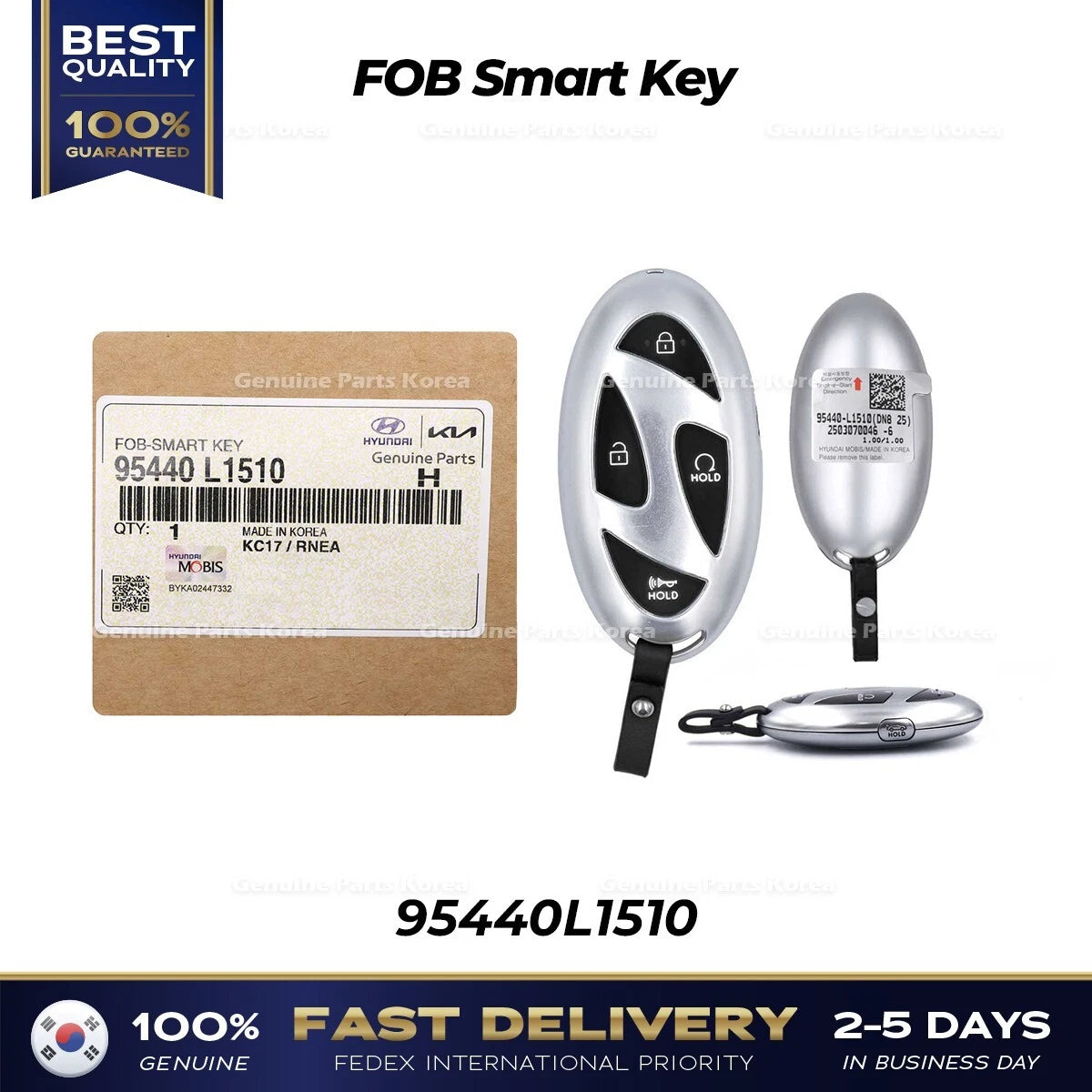 ⭐Genuine⭐ FOB Smart Key 95440L1510 for Hyundai Sonata
