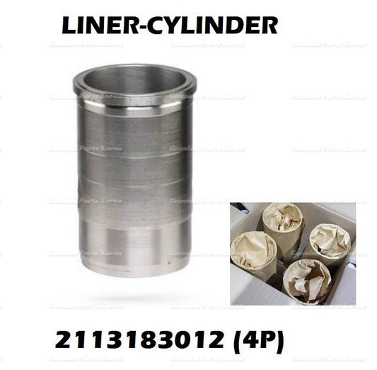 ⭐Genuine⭐ Cylinder Liner 4P 1set 2113183012 for Hyundai 11 ton Truck