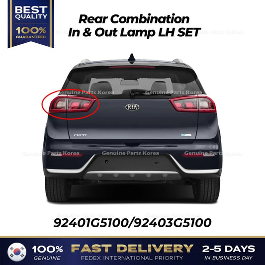 ⭐Genuine⭐ Rear Combination In & Out Lamp LH SET for Kia Niro