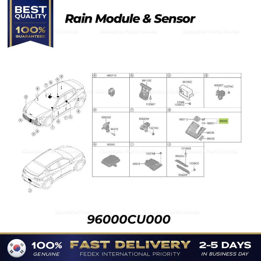 ⭐Genuine⭐ Rain Module & Sensor 96000CU000 for Hyundai Genesis G90 GV60 Electric