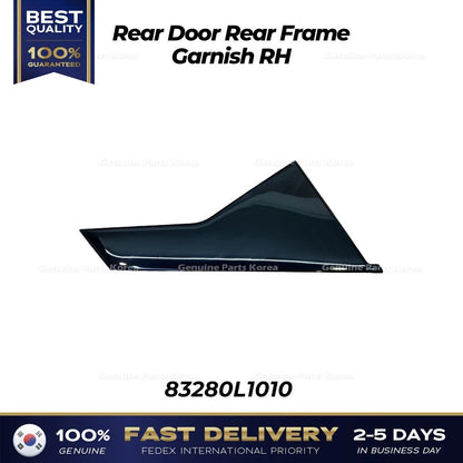 Genuine Rear Door Rear Frame Garnish RH 83280L1010 for Hyundai Sonata