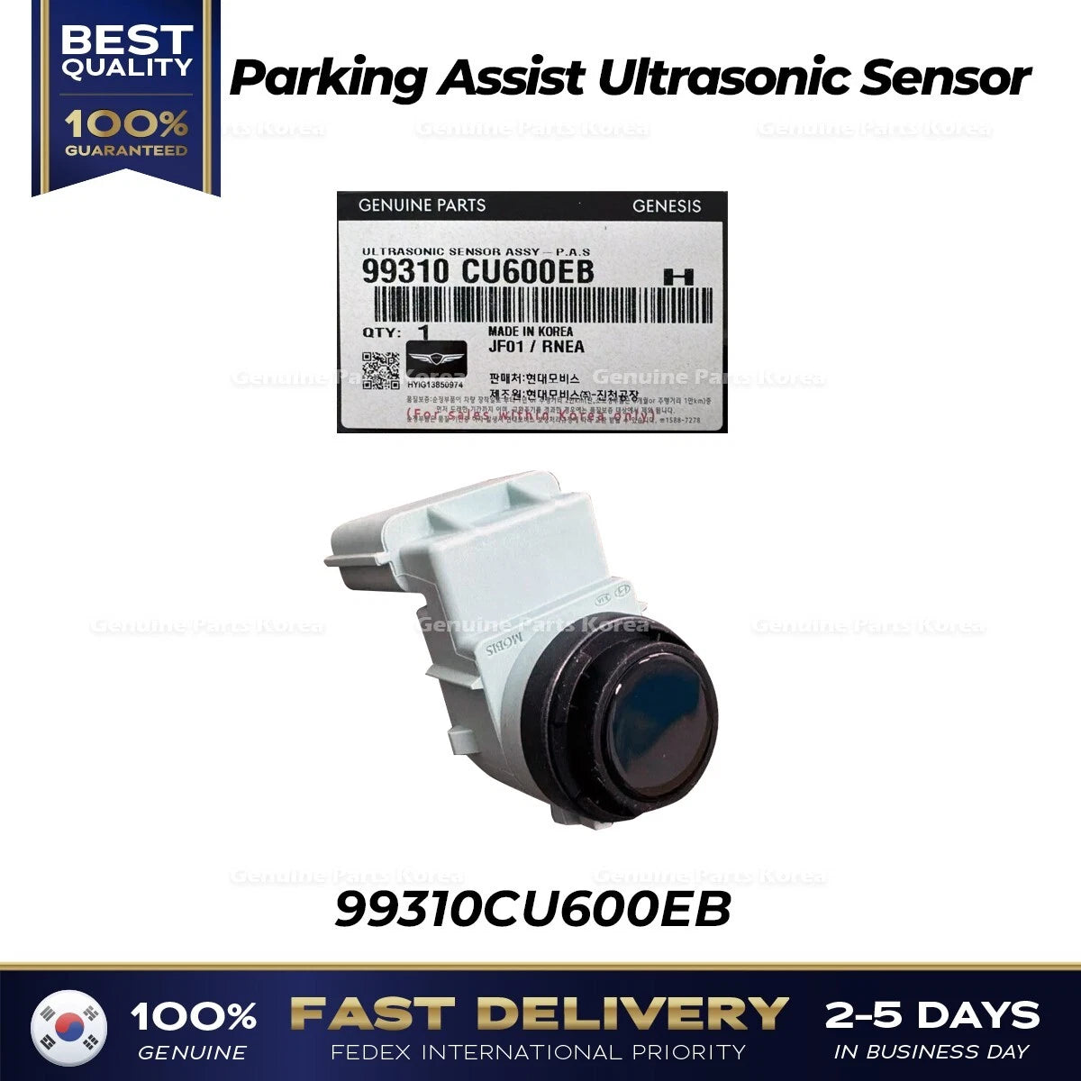 ⭐Genuine⭐ Parking Assist Ultrasonic Sensor 99310CU600EB for Genesis GV60