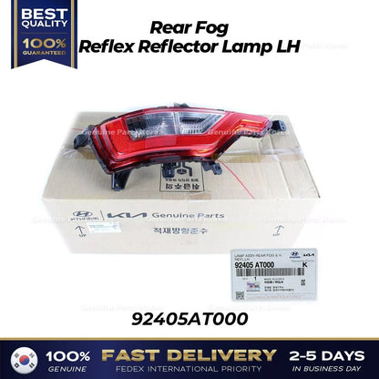 Genuine Rear Fog Reflex Reflector Lamp LH 92405AT000 for Kia Niro