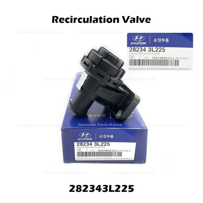 Genuine Recirculation Valve 282343L225 for Hyundai Elantra Kona Kia Forte Soul