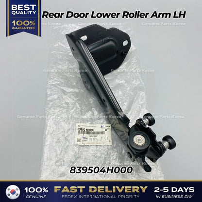 Genuine Rear Door Lower Roller Arm LH 839504H000 for Hyundai H1 Grand Starex