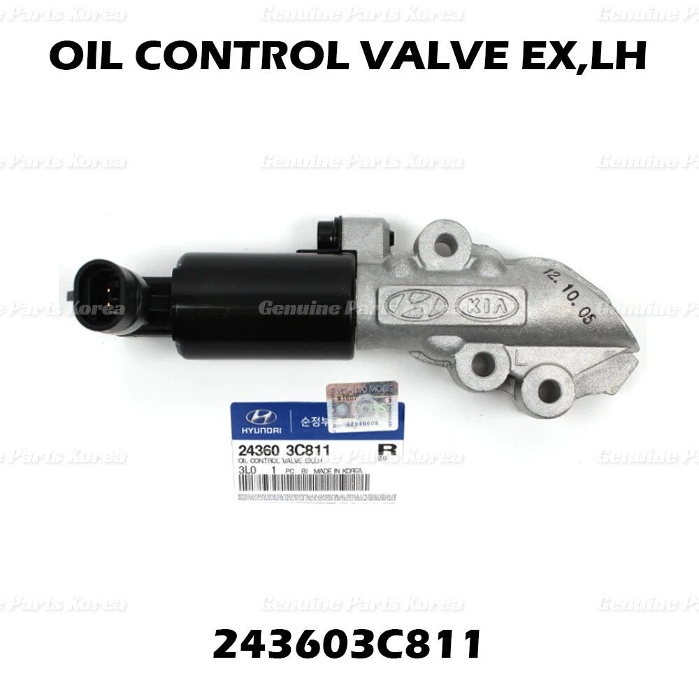 ⭐Genuine⭐ Oil Control Valve LEFT 243603C811 for Hyundai & Kia