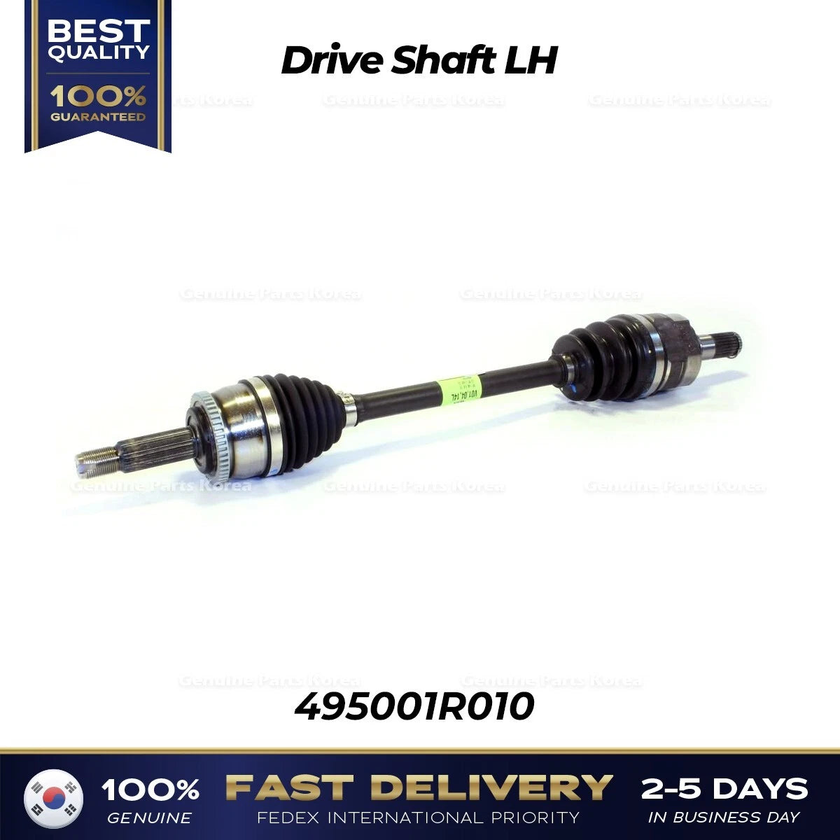 ⭐Genuine⭐ Drive Shaft LH 495001R010 for Hyundai Accent