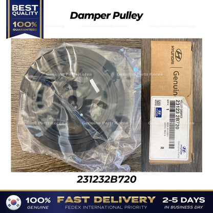 Genuine Damper Pulley 231232B720 for Hyundai Kia