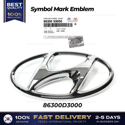Genuine Symbol Mark Emblem 86300D3000 for Hyundai Tucson