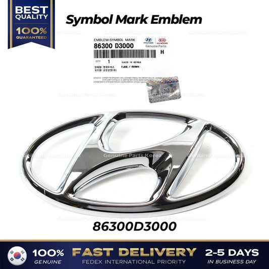 ⭐Genuine⭐ Symbol Mark Emblem 86300D3000 for Hyundai Tucson