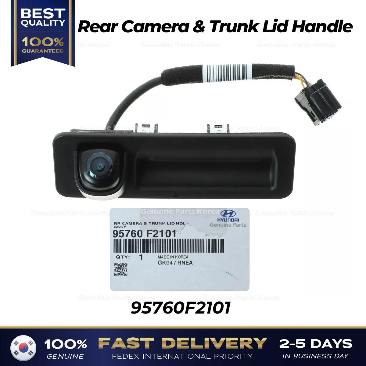 ⭐Genuine⭐ Rear Camera & Trunk Lid Handle 95760F2101 for Hyundai Elantra