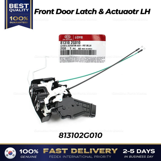⭐Genuine⭐ Front Door Latch & Actuaotr LH 813102G010 for Kia Optima
