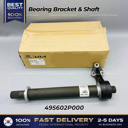 Genuine Bearing Bracket & Shaft 495602P000 for Hyundai Santa Fe Kia Sorento