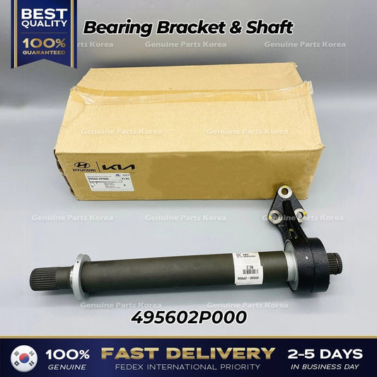 ⭐Genuine⭐ Bearing Bracket & Shaft 495602P000 for Hyundai Santa Fe Kia Sorento
