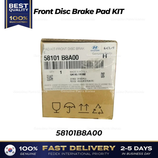 ⭐Genuine⭐ Front Disc Brake Pad KIT 58101B8A00 for Hyundai Maxcruz