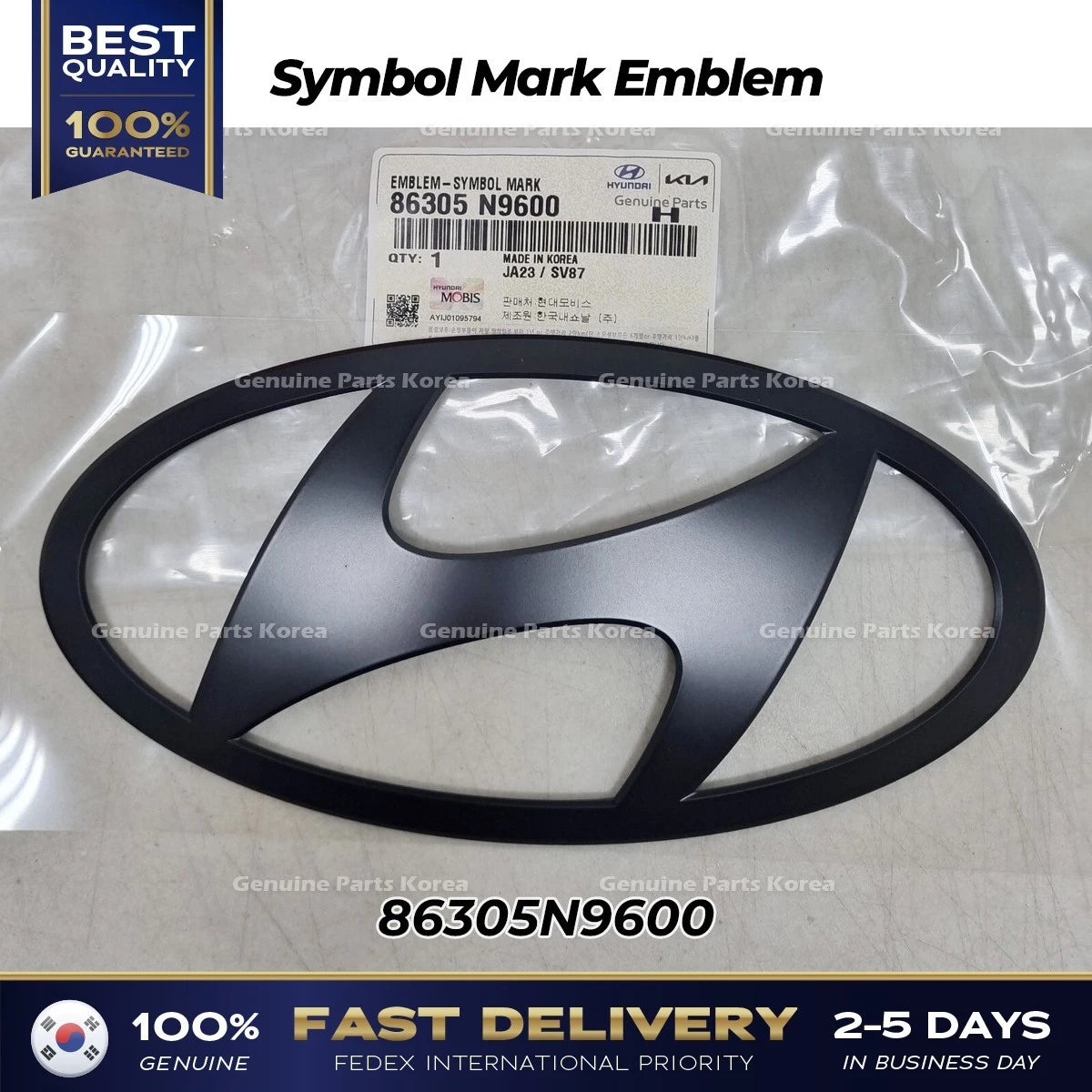 ⭐Genuine⭐ Symbol Mark Emblem 86305N9600 for Hyundai Tucson
