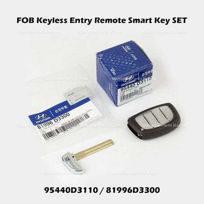 Genuine FOB Keyless Entry Remote Smart Key SET 95440D3110 81996D3300
