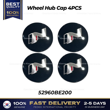 Genuine Wheel Hub Cap 4PCS 52960BE200 for Hyundai Elantra N