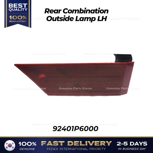 ⭐Genuine⭐ Rear Combination Outside Lamp LH 92401P6000 for Hyundai Santa Fe
