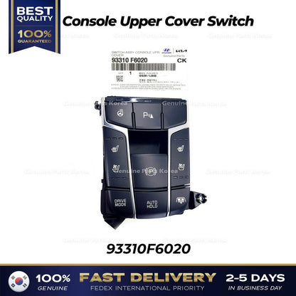 Genuine Console Upper Cover Switch 93310F6020 for Kia Cadenza K7