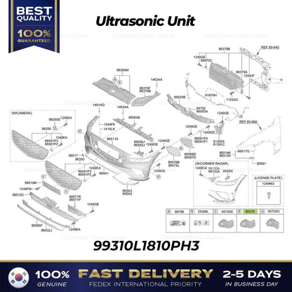 Genuine Ultrasonic Unit 99310L1810PH3 for Hyundai Genesis GV70