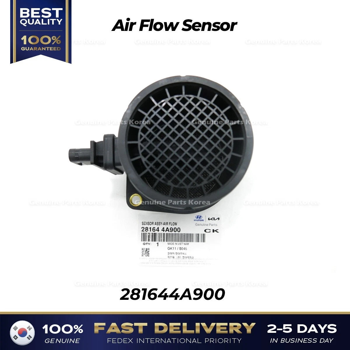 ⭐Genuine⭐ Air Flow Sensor 281644A900 for Hyundai H1 Porter II Kia Bongo III