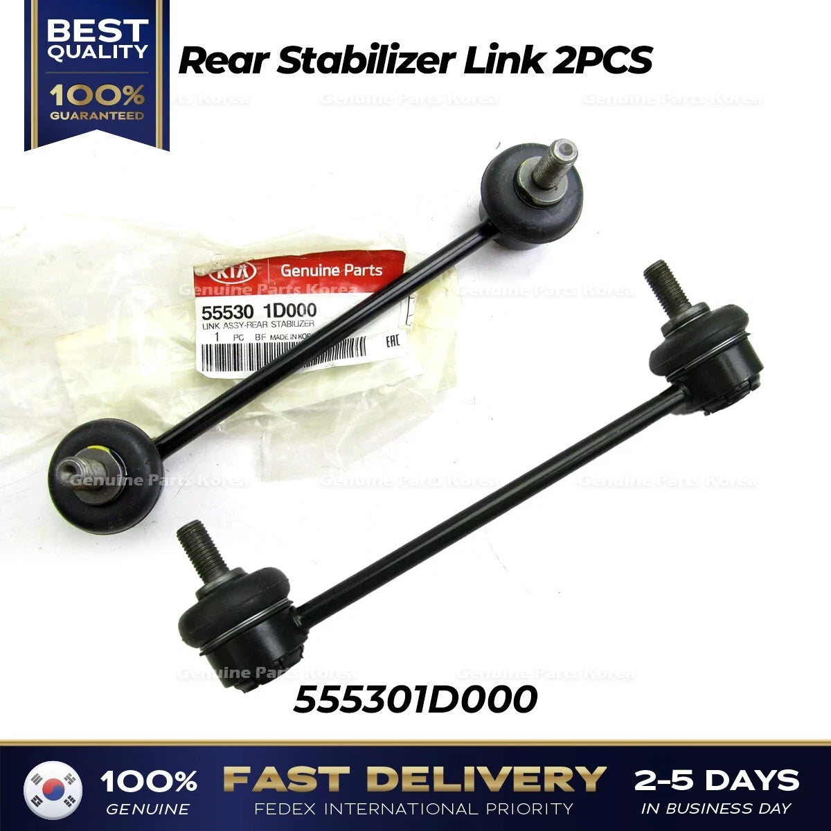 ⭐Genuine⭐ Rear Stabilizer Link 2PCS 555301D000 for Kia Rondo