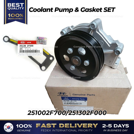 ⭐Genuine⭐ Coolant Pump & Gasket SET 251002F700 for Hyundai Santa Fe Tuscon