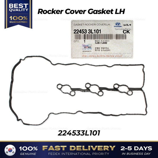 ⭐Genuine⭐ Rocker Cover Gasket LH 224533L101 for Hyundai Genesis G70 Kia Sedona